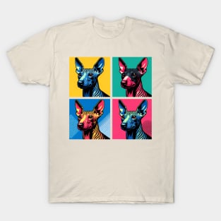 American Hairless Terrier Pop Art - Dog Lovers T-Shirt